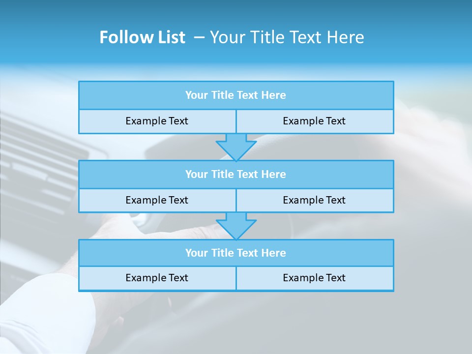 Interior Safety Driving PowerPoint Template