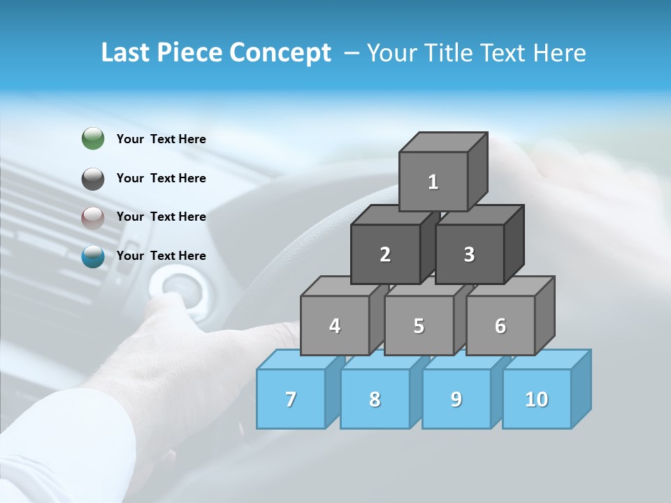 Interior Safety Driving PowerPoint Template