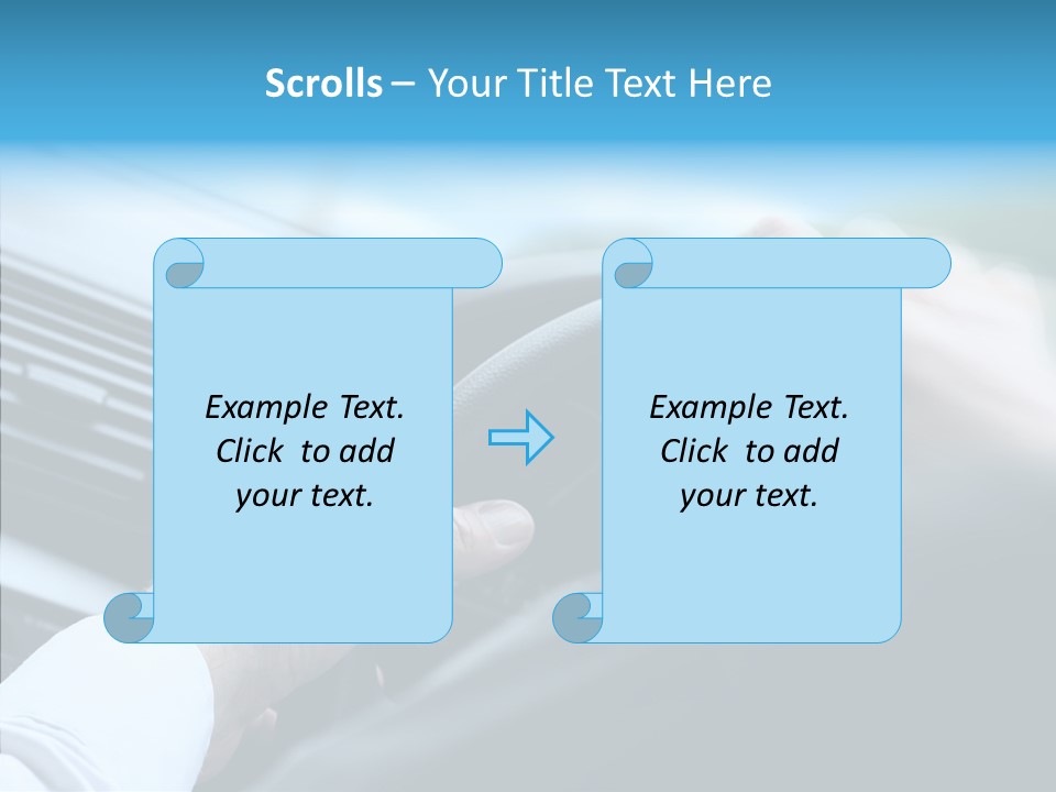 Interior Safety Driving PowerPoint Template