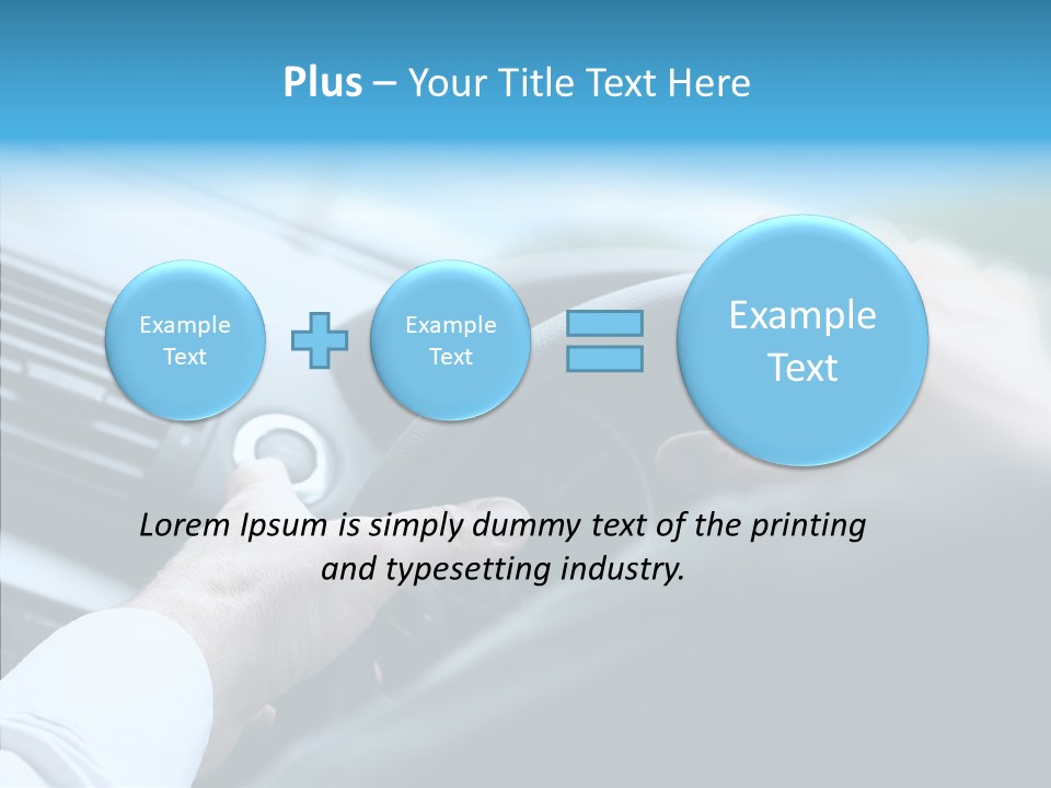 Interior Safety Driving PowerPoint Template