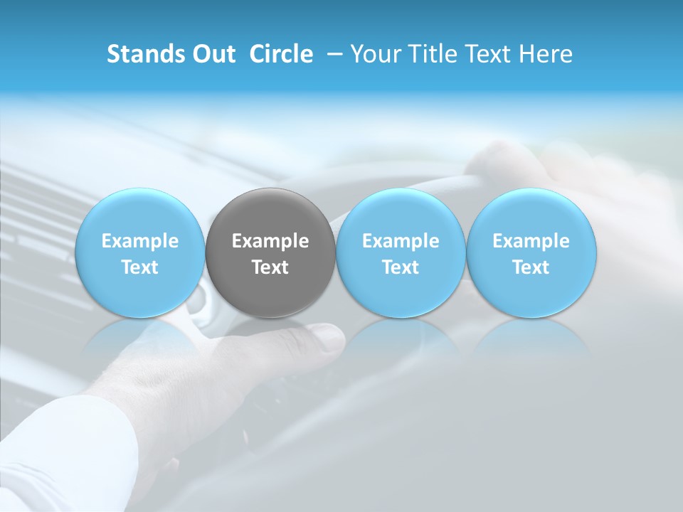 Interior Safety Driving PowerPoint Template