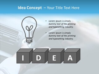 Interior Safety Driving PowerPoint Template