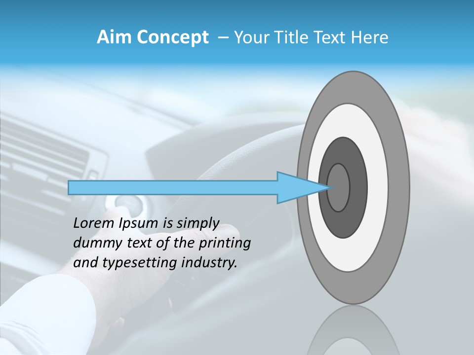 Interior Safety Driving PowerPoint Template