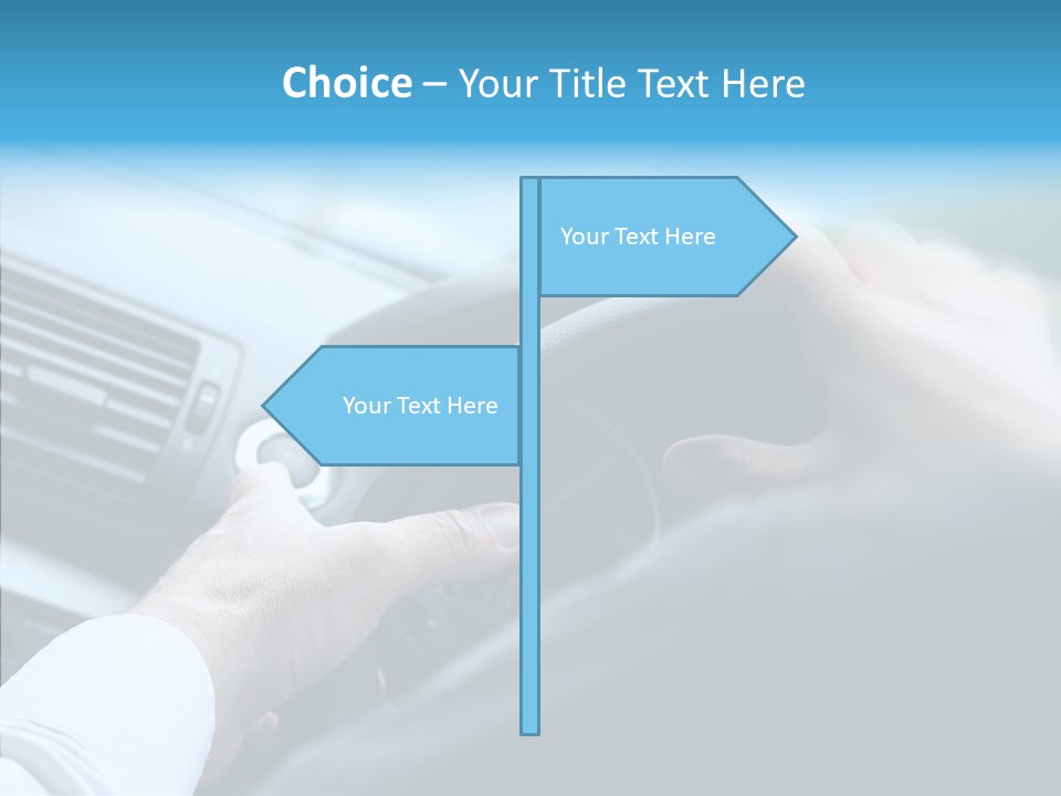 Interior Safety Driving PowerPoint Template
