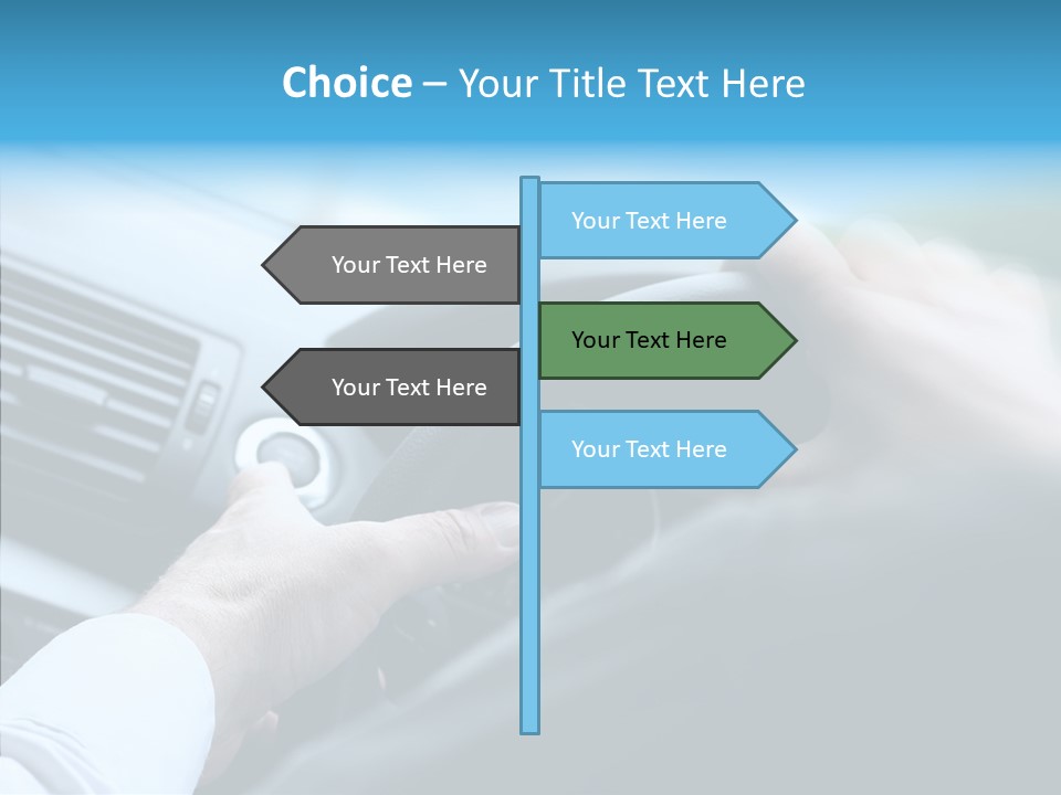 Interior Safety Driving PowerPoint Template