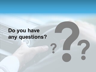 Interior Safety Driving PowerPoint Template