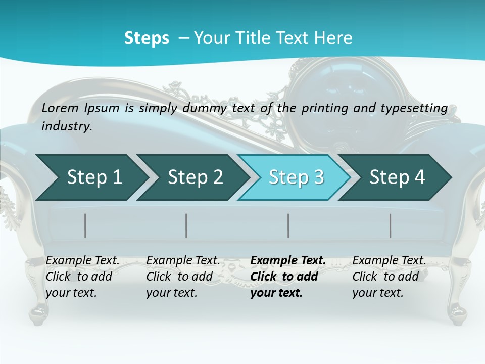 Decorating Retro Luxurious PowerPoint Template