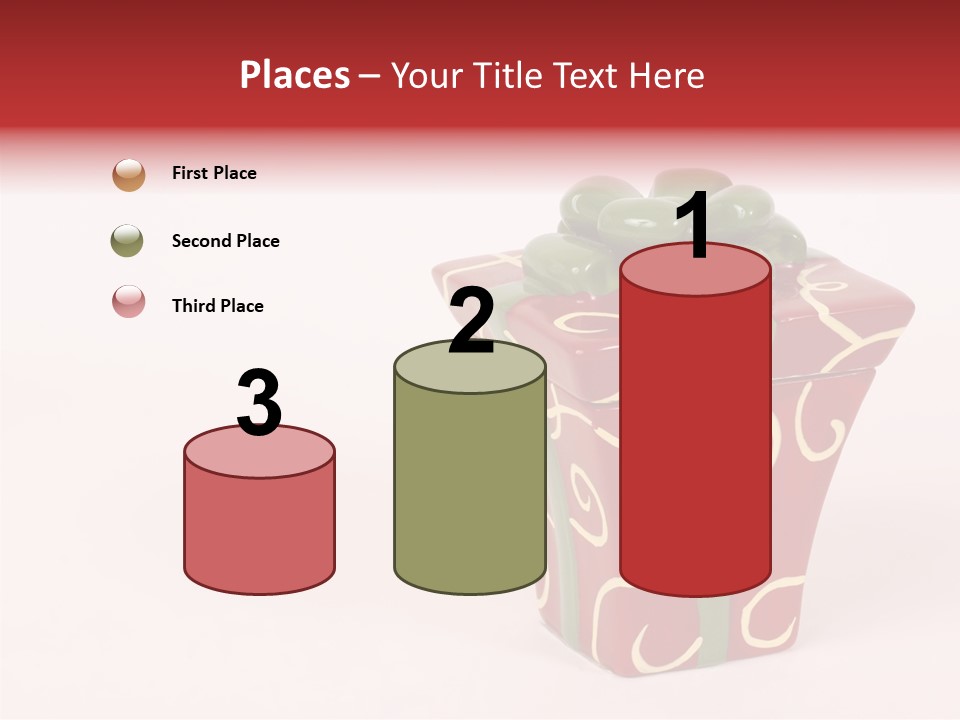 Green Surprise White PowerPoint Template