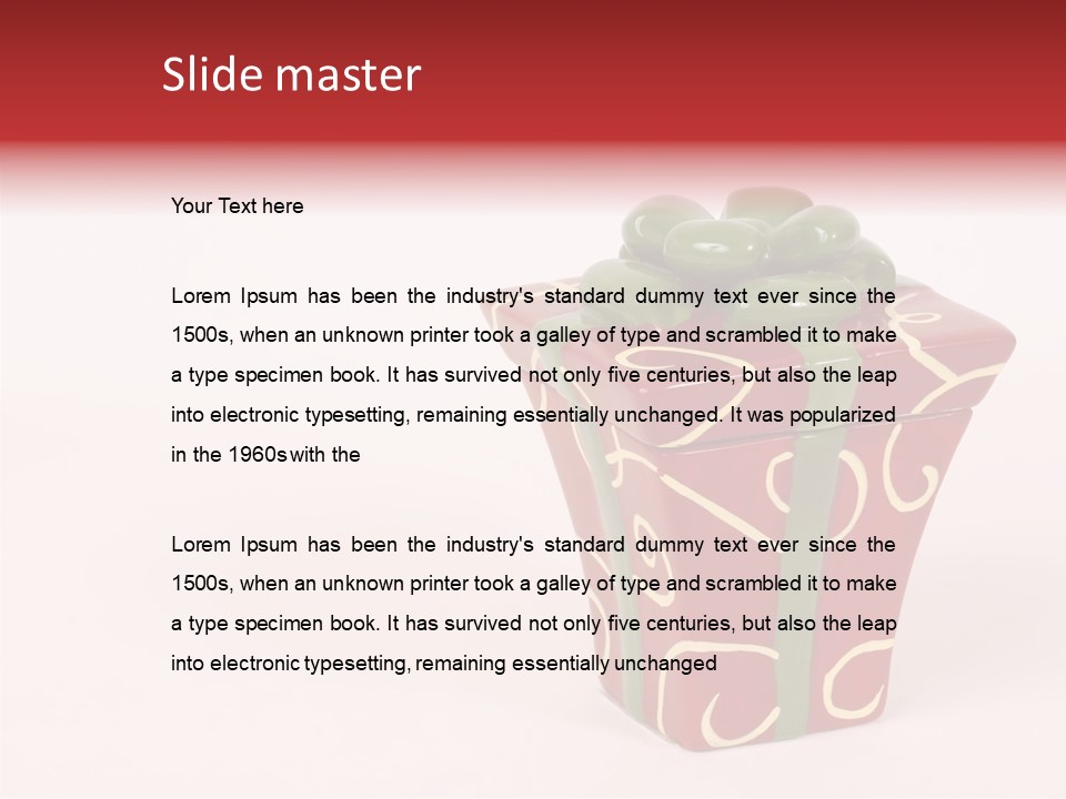 Green Surprise White PowerPoint Template