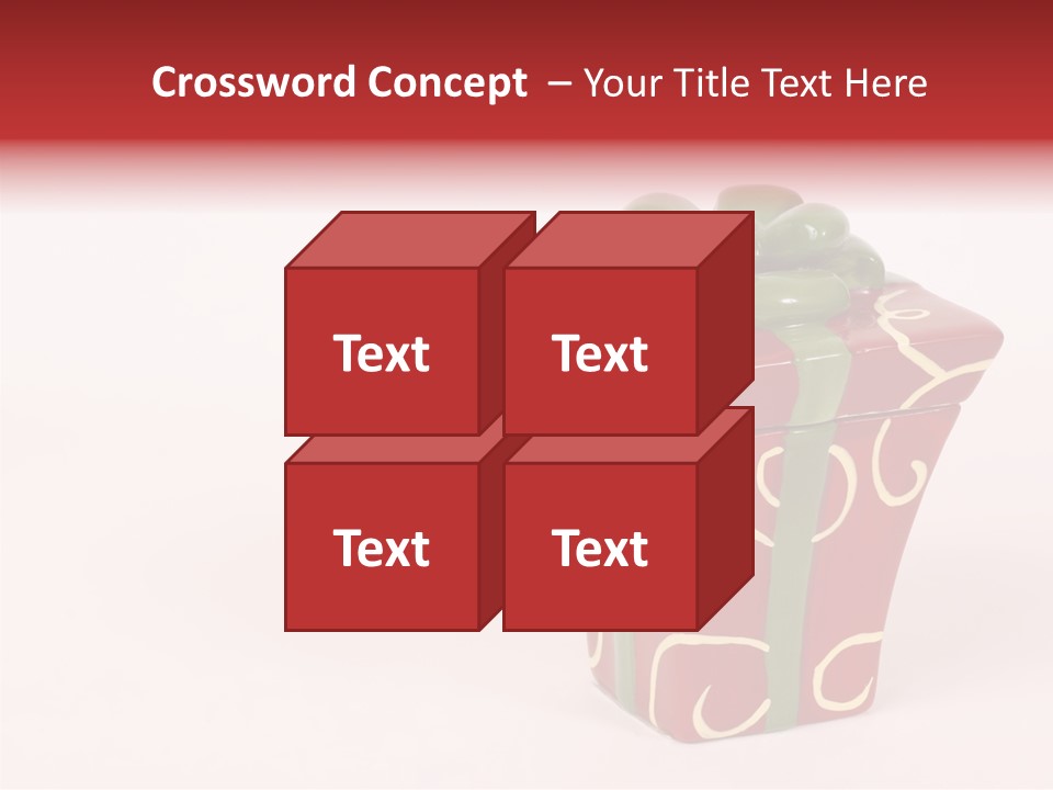 Green Surprise White PowerPoint Template