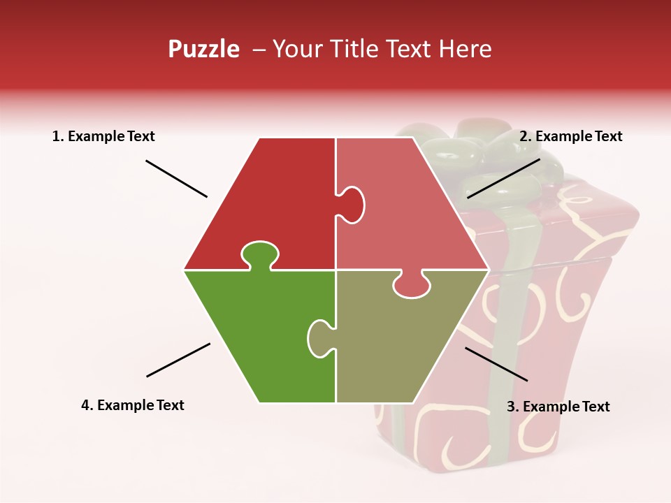 Green Surprise White PowerPoint Template