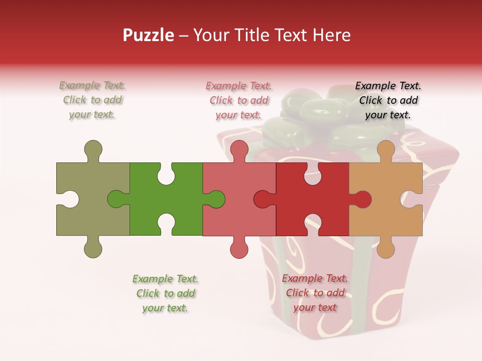 Green Surprise White PowerPoint Template