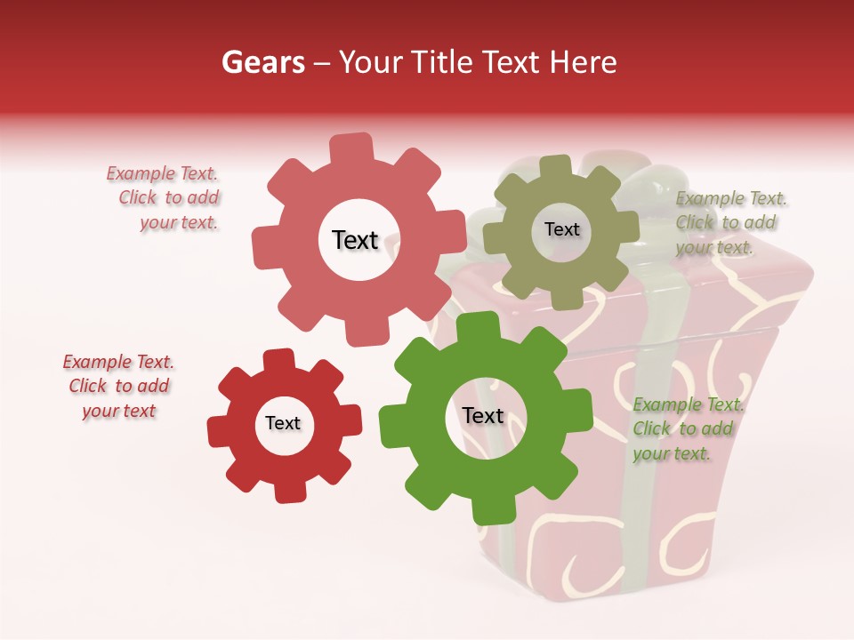 Green Surprise White PowerPoint Template