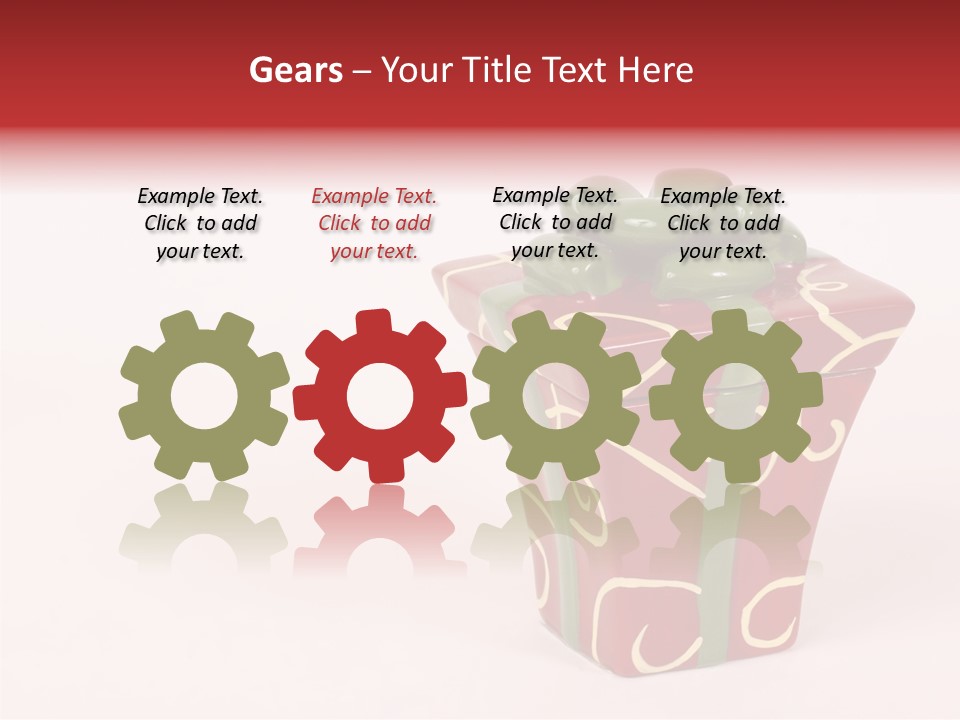 Green Surprise White PowerPoint Template