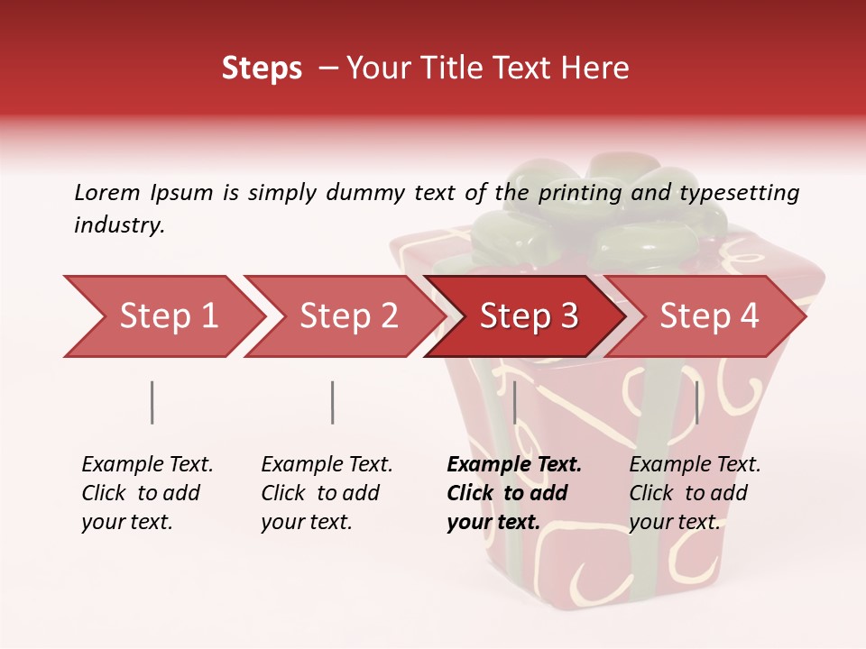 Green Surprise White PowerPoint Template