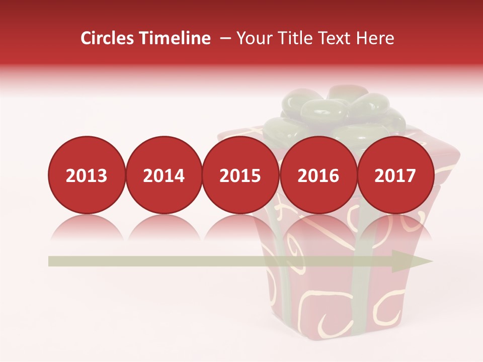 Green Surprise White PowerPoint Template