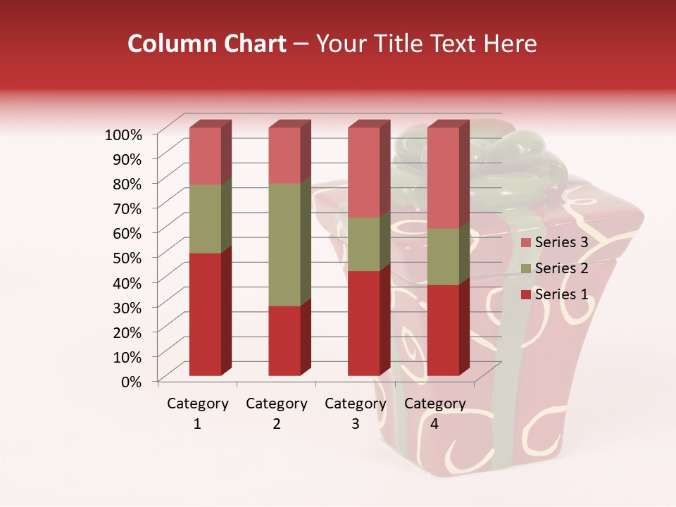 Green Surprise White PowerPoint Template
