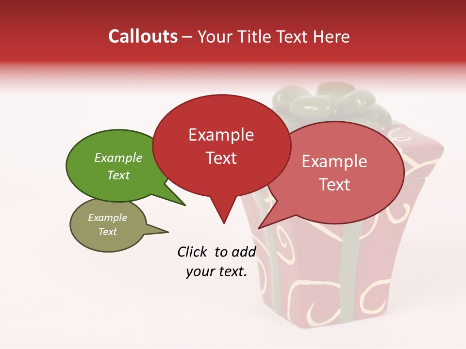 Green Surprise White PowerPoint Template