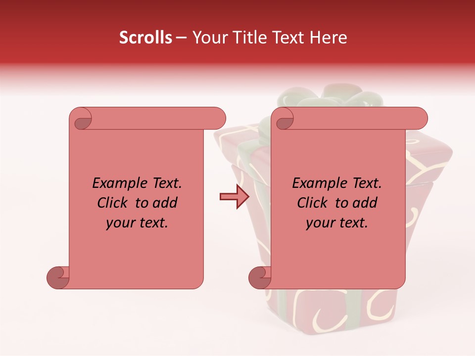 Green Surprise White PowerPoint Template