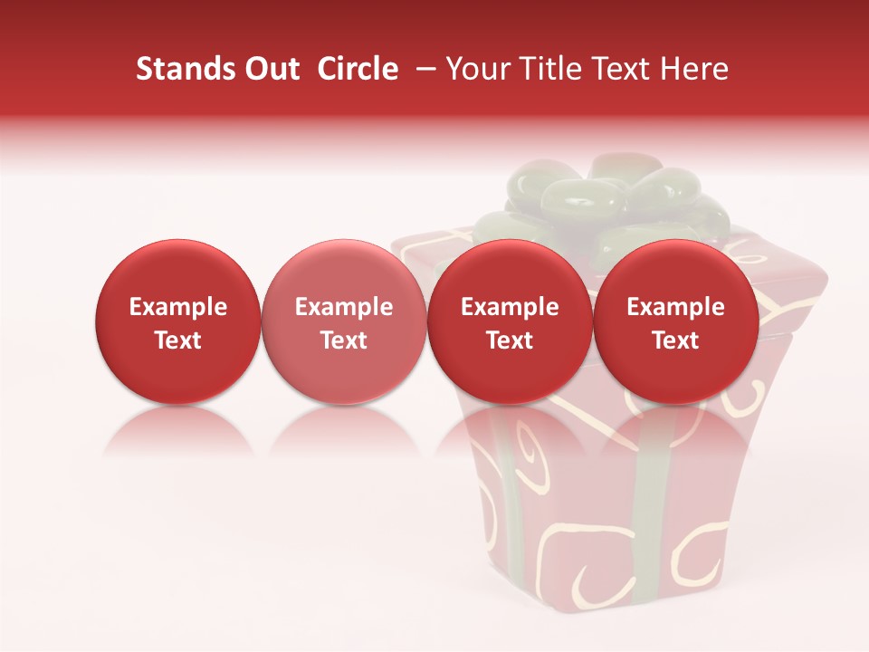 Green Surprise White PowerPoint Template