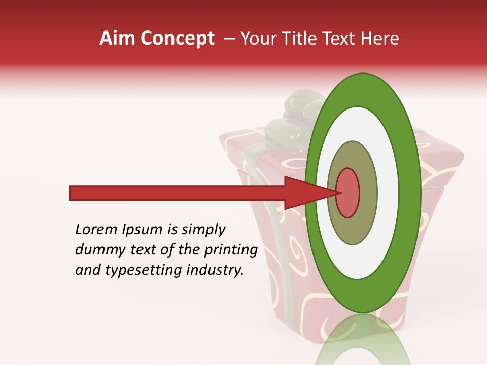 Green Surprise White PowerPoint Template