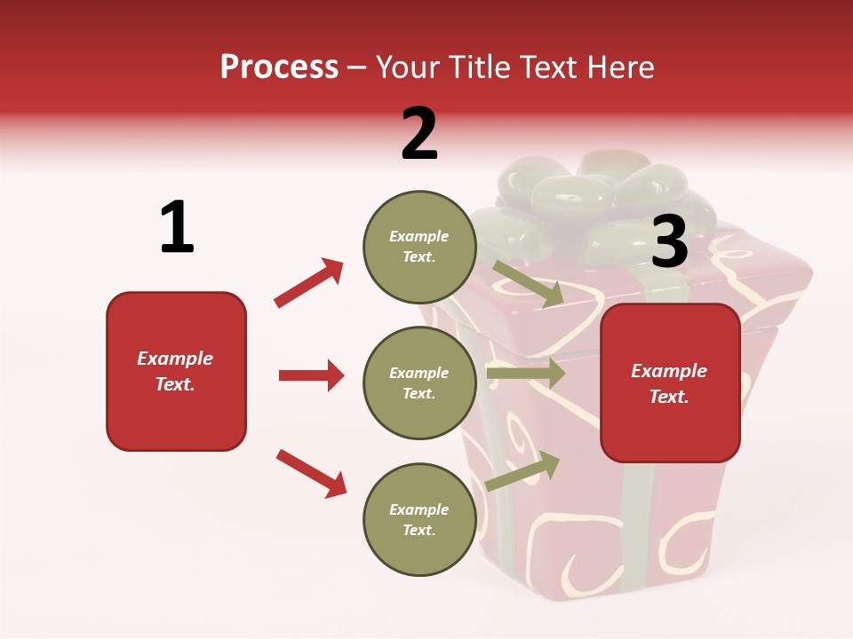 Green Surprise White PowerPoint Template