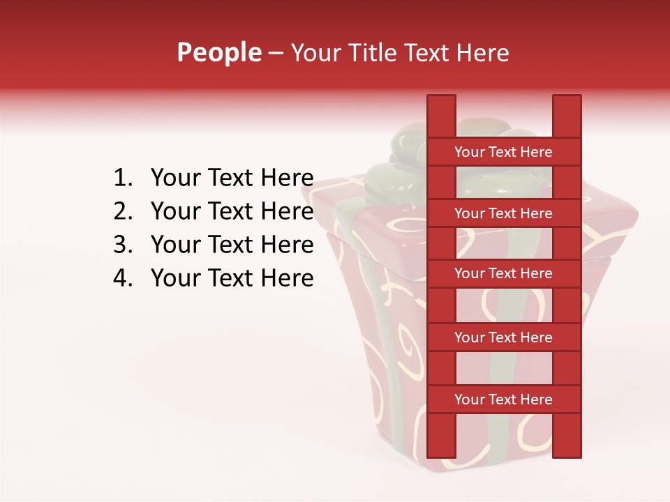 Green Surprise White PowerPoint Template