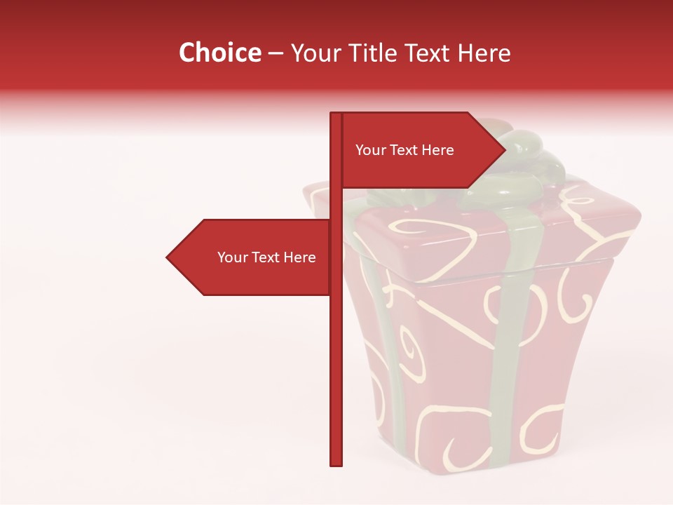 Green Surprise White PowerPoint Template