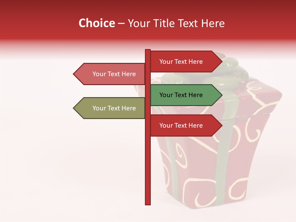 Green Surprise White PowerPoint Template