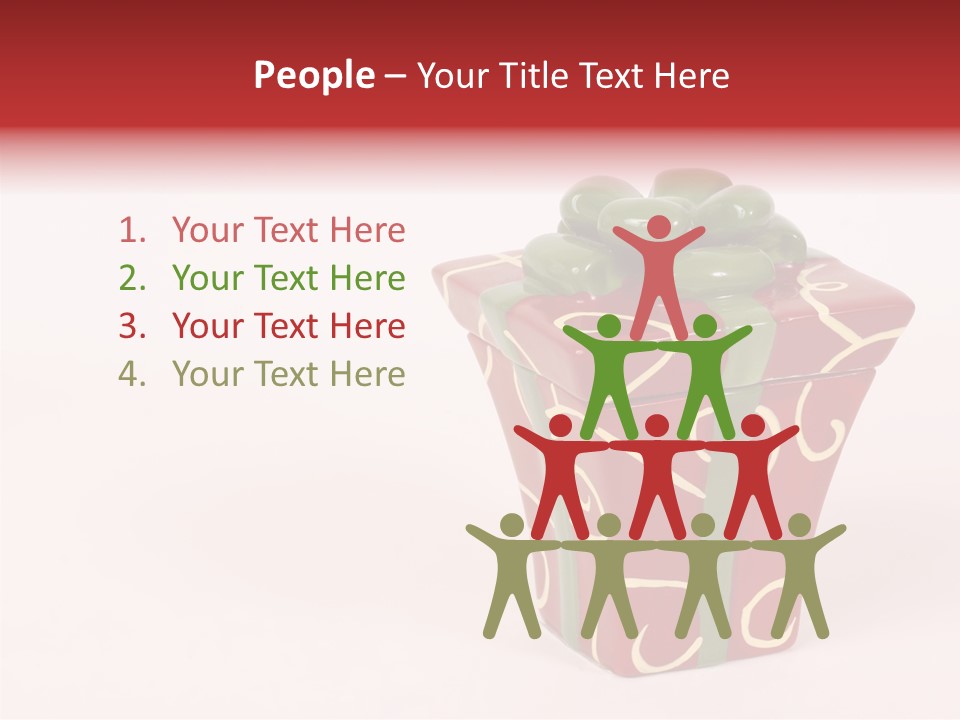 Green Surprise White PowerPoint Template