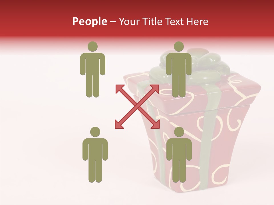 Green Surprise White PowerPoint Template