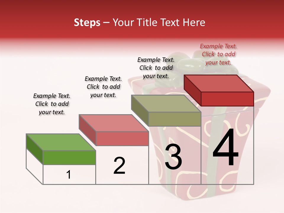 Green Surprise White PowerPoint Template