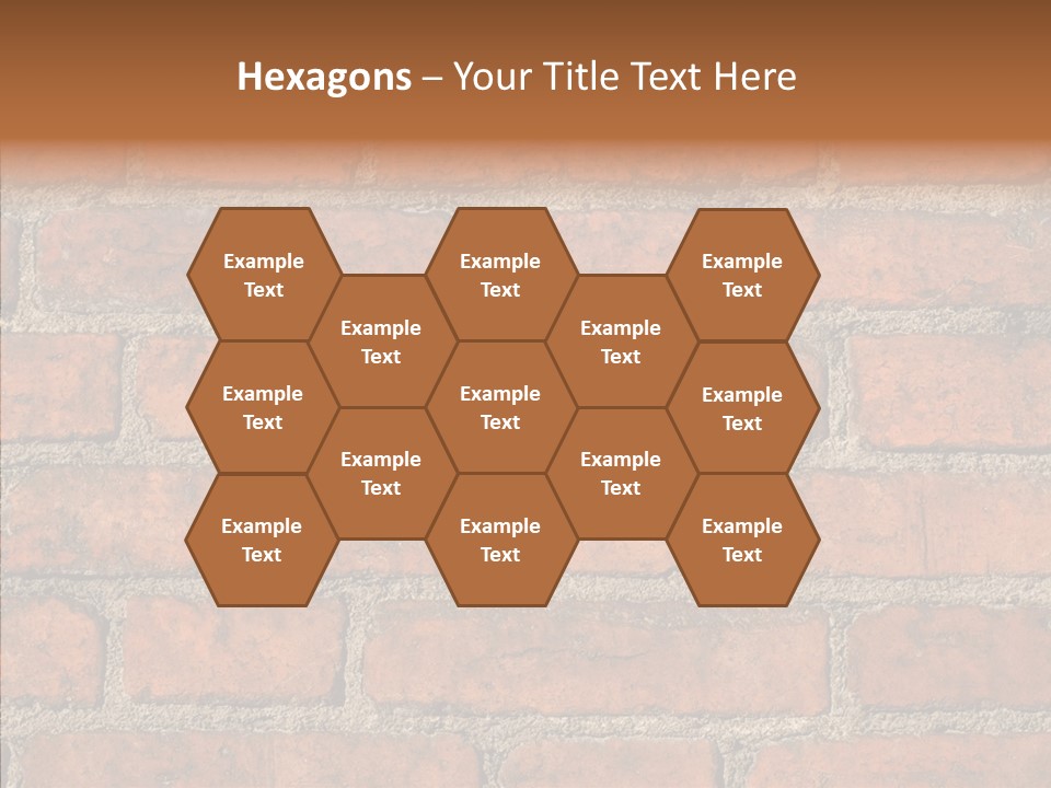 Rendering Orange Decay PowerPoint Template