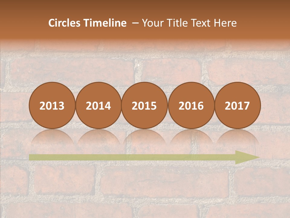 Rendering Orange Decay PowerPoint Template