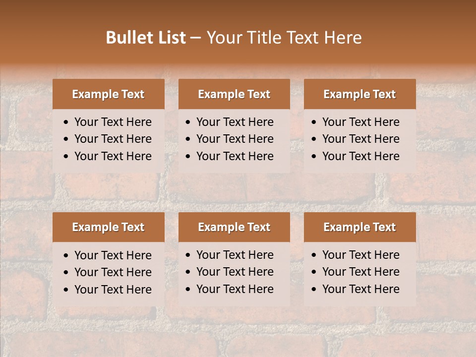 Rendering Orange Decay PowerPoint Template