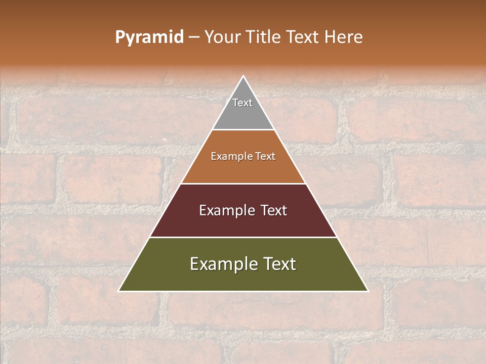 Rendering Orange Decay PowerPoint Template