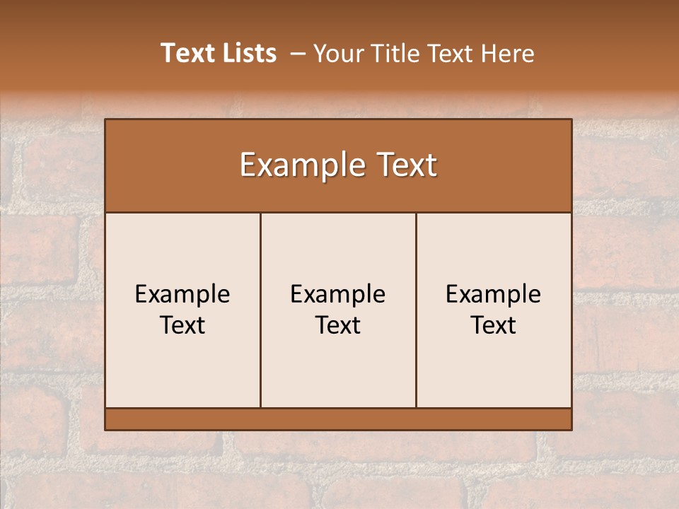 Rendering Orange Decay PowerPoint Template