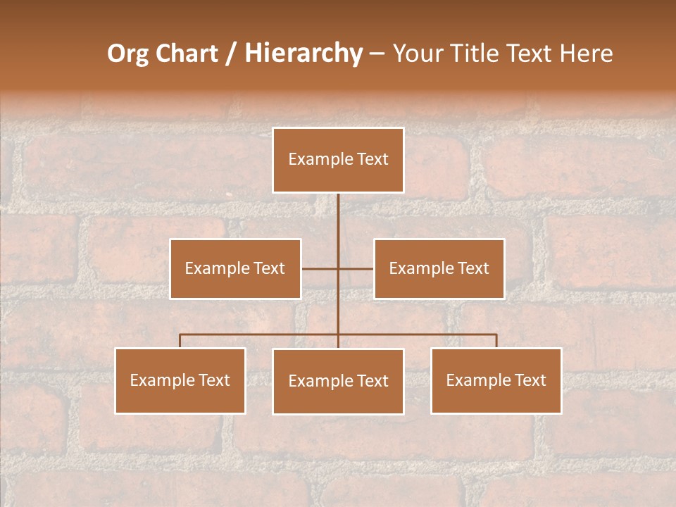Rendering Orange Decay PowerPoint Template