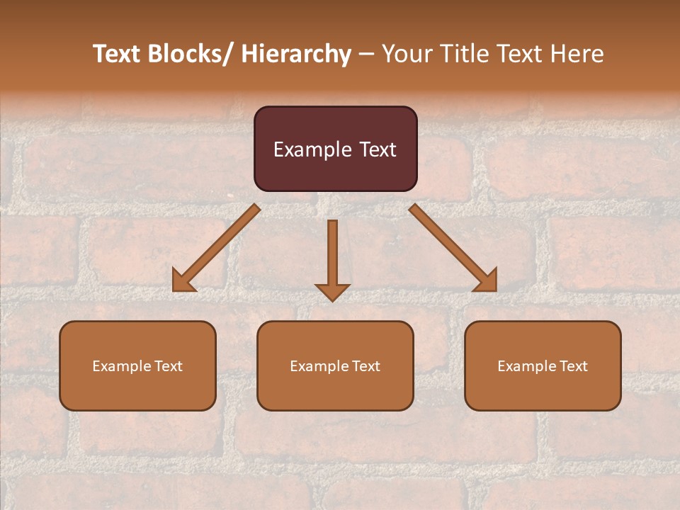 Rendering Orange Decay PowerPoint Template