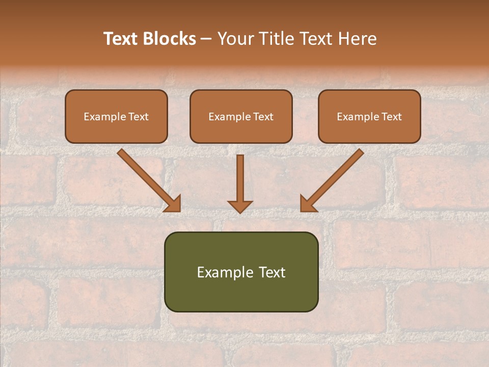 Rendering Orange Decay PowerPoint Template