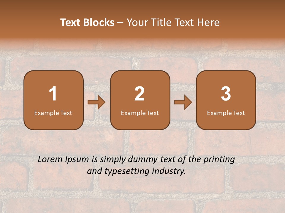 Rendering Orange Decay PowerPoint Template