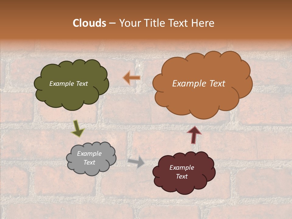 Rendering Orange Decay PowerPoint Template