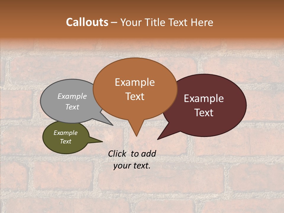Rendering Orange Decay PowerPoint Template