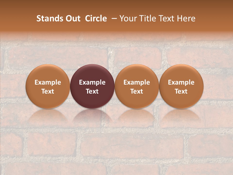 Rendering Orange Decay PowerPoint Template