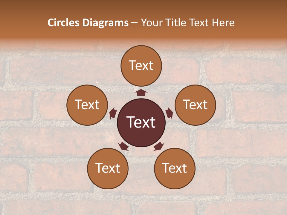 Rendering Orange Decay PowerPoint Template