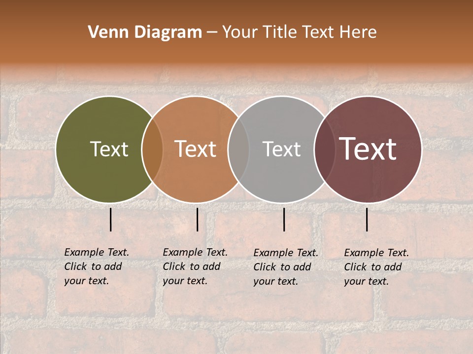 Rendering Orange Decay PowerPoint Template