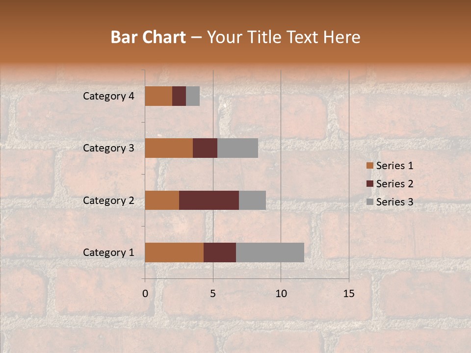 Rendering Orange Decay PowerPoint Template