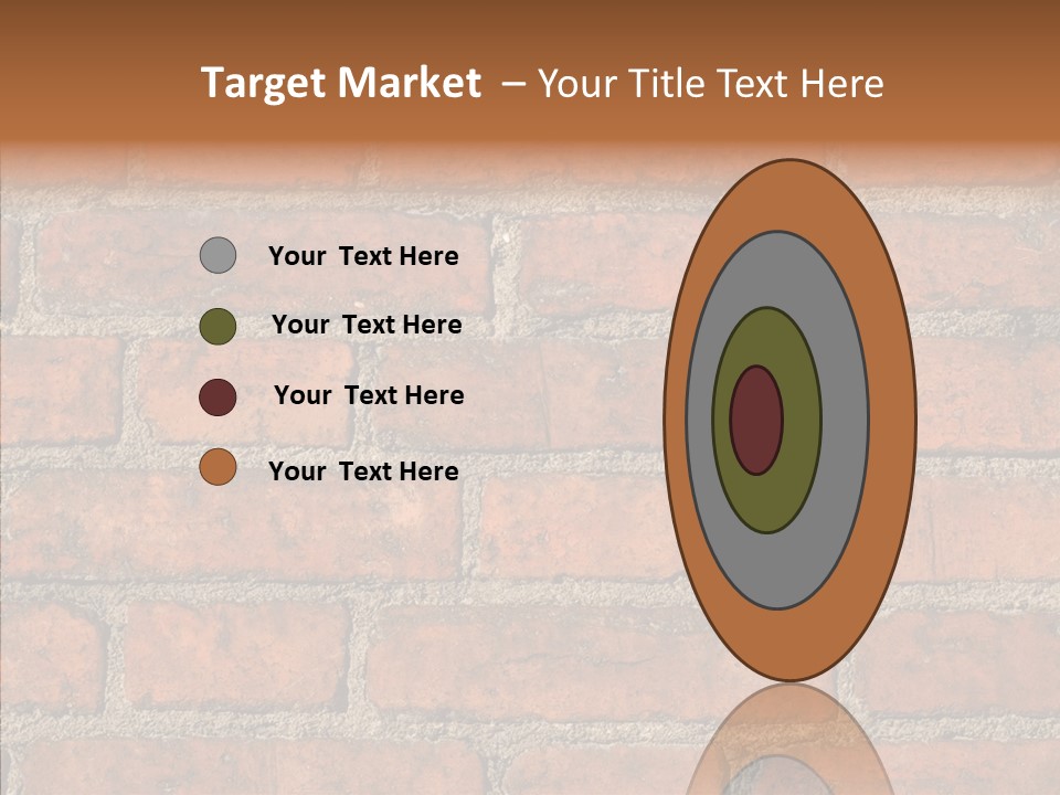 Rendering Orange Decay PowerPoint Template