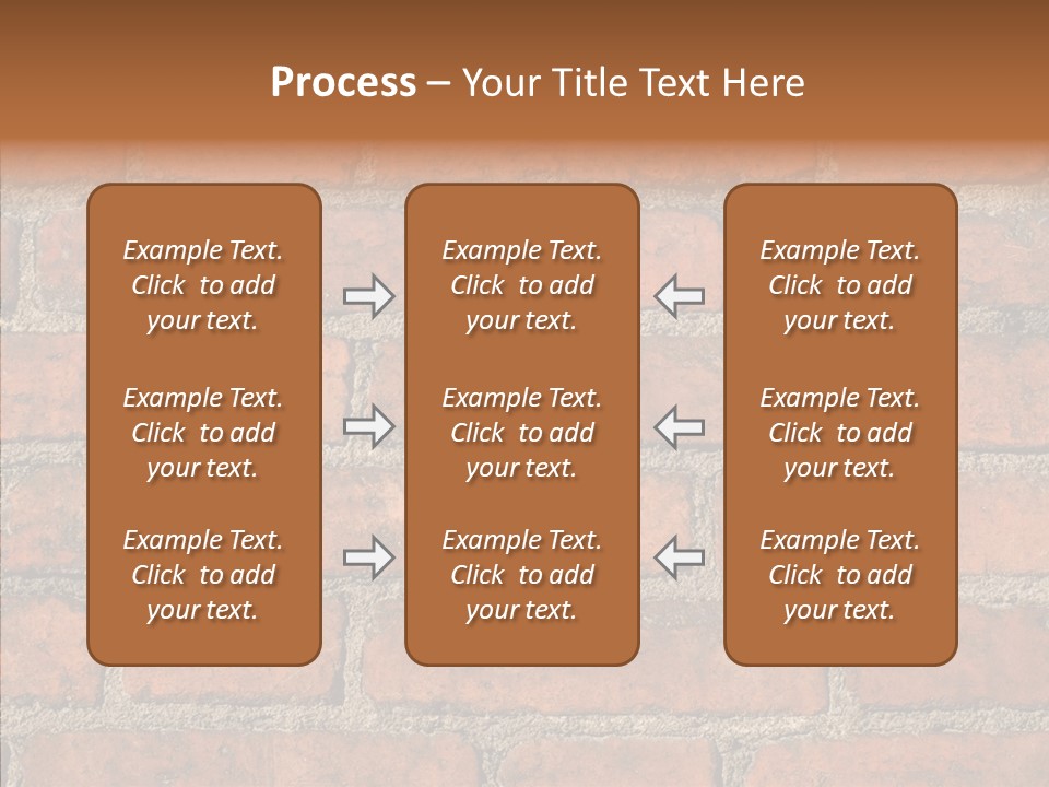 Rendering Orange Decay PowerPoint Template