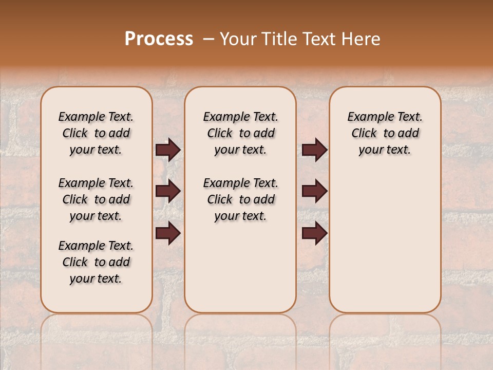 Rendering Orange Decay PowerPoint Template